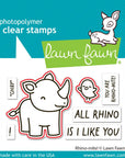 Lawn Fawn - Lawn Cuts - Rhino-Mite!-ScrapbookPal