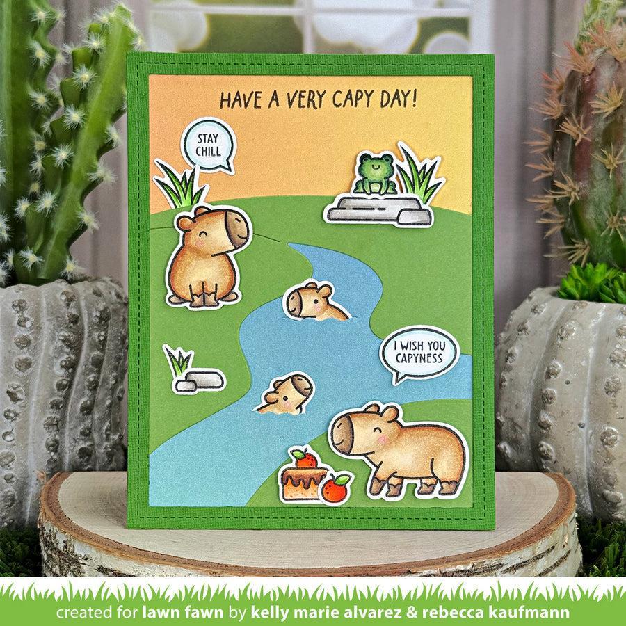 Lawn Fawn - Lawn Cuts - Riverside Backdrop: Portrait-ScrapbookPal