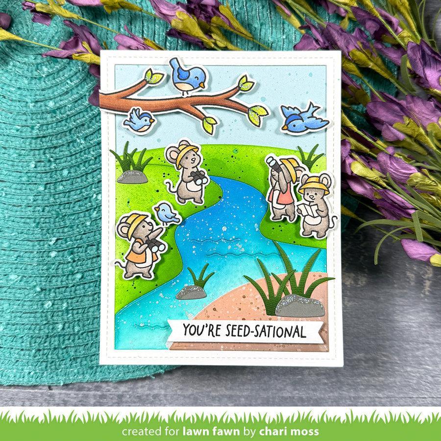 Lawn Fawn - Lawn Cuts - Riverside Backdrop: Portrait-ScrapbookPal