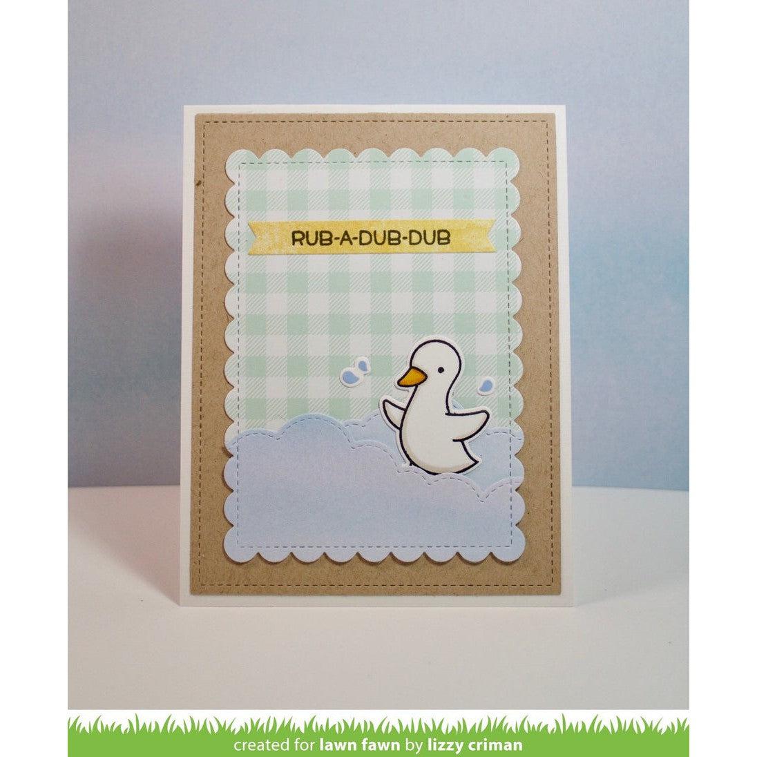 Lawn Fawn - Lawn Cuts - Rub-A-Dub-Dub-ScrapbookPal