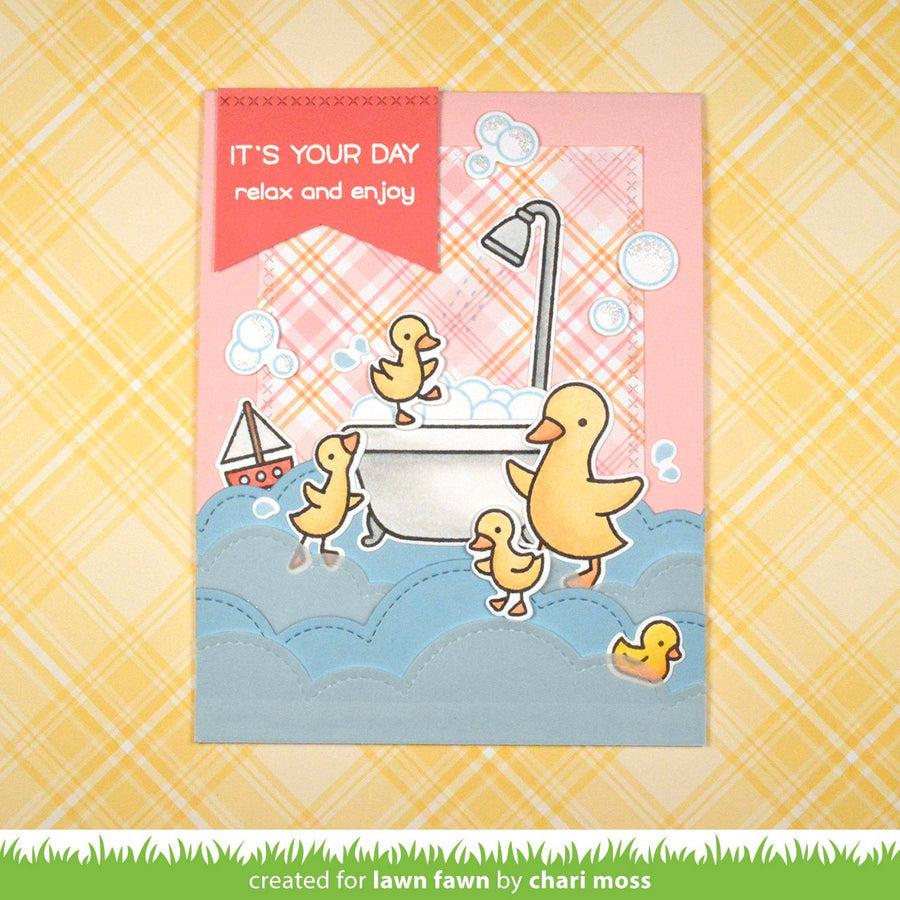 Lawn Fawn - Lawn Cuts - Rub-A-Dub-Dub-ScrapbookPal