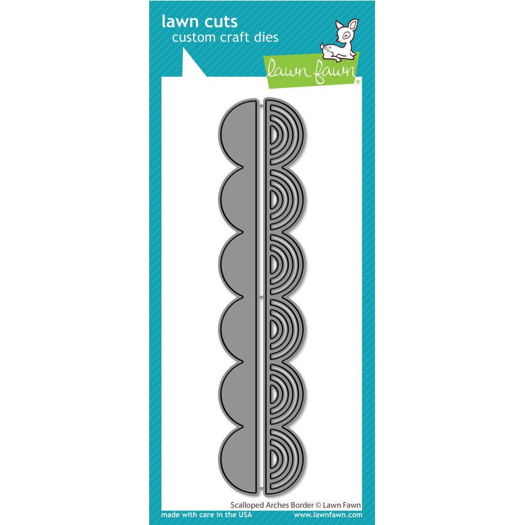 Lawn Fawn - Lawn Cuts - Scalloped Arches Border-ScrapbookPal