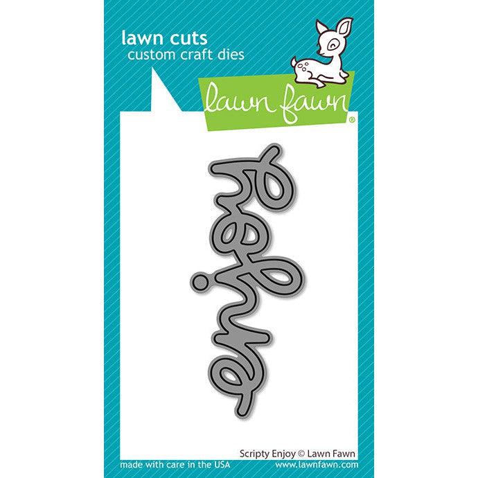 Lawn Fawn - Lawn Cuts - Scripty Enjoy-ScrapbookPal