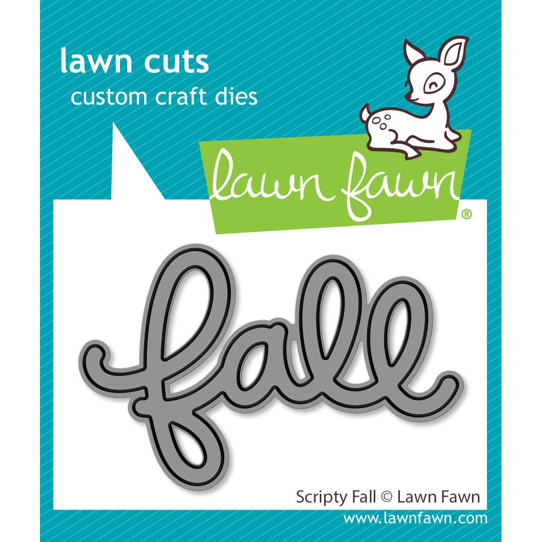 Lawn Fawn - Lawn Cuts - Scripty Fall-ScrapbookPal
