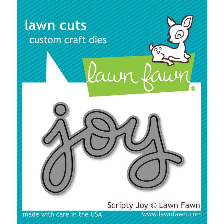 Lawn Fawn - Lawn Cuts - Scripty Joy-ScrapbookPal