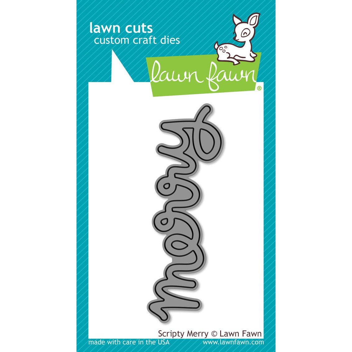 Lawn Fawn - Lawn Cuts - Scripty Merry-ScrapbookPal