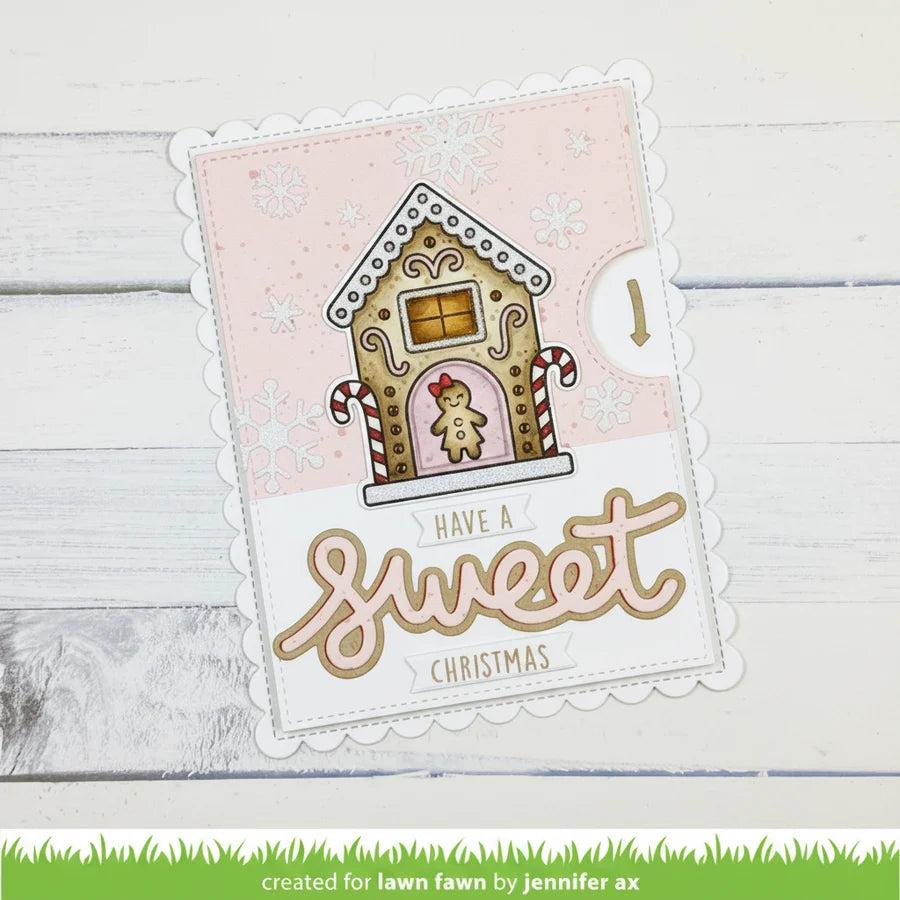 Lawn Fawn - Lawn Cuts - Scripty Sweet Outline Add-On-ScrapbookPal