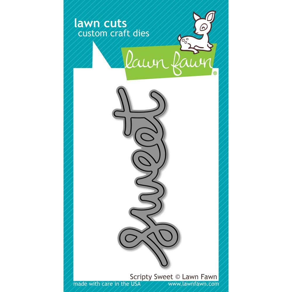 Lawn Fawn - Lawn Cuts - Scripty Sweet-ScrapbookPal