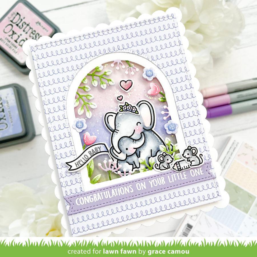 Lawn Fawn - Lawn Cuts - Secret Garden Window-ScrapbookPal