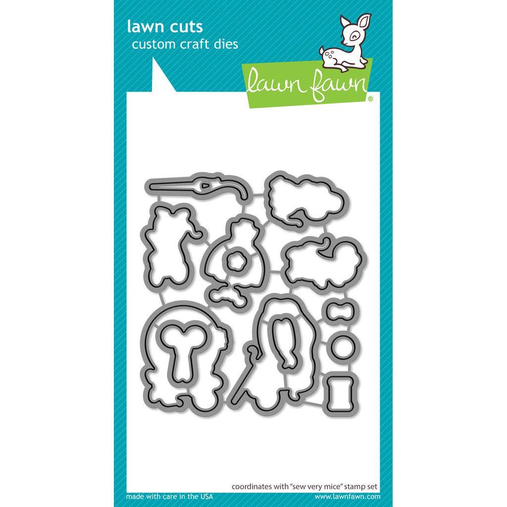 Lawn Fawn - Lawn Cuts - Sew Very Mice-ScrapbookPal