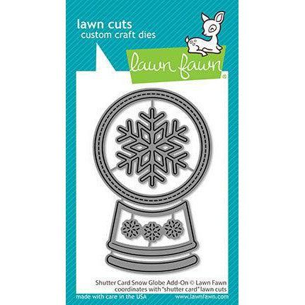 Lawn Fawn - Lawn Cuts - Shutter Card Snow Globe Add-On-ScrapbookPal