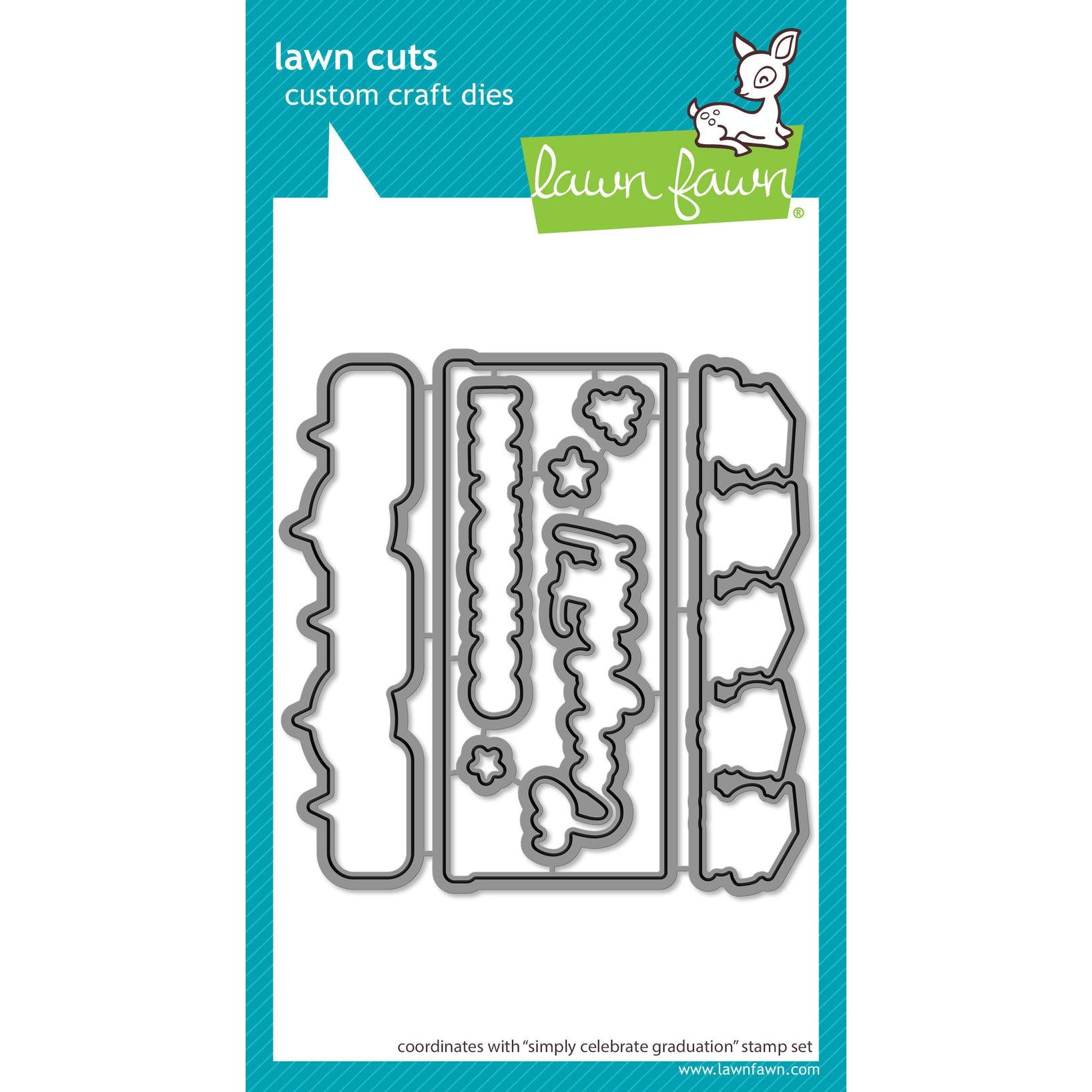 Lawn Fawn - Lawn Cuts - Simply Celebrate Graduation-ScrapbookPal