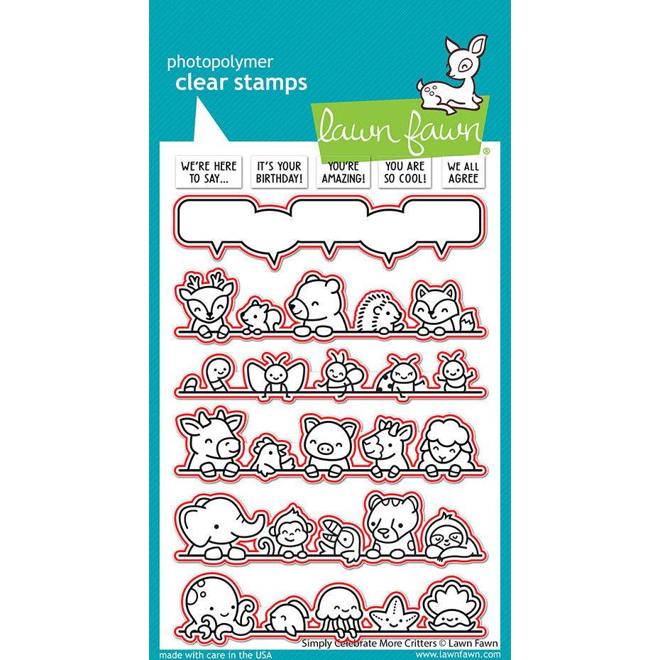 Lawn Fawn - Lawn Cuts - Simply Celebrate More Critters-ScrapbookPal