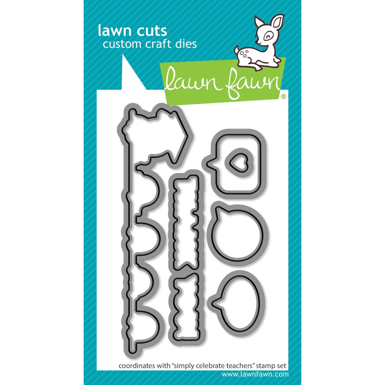 Lawn Fawn - Lawn Cuts - Simply Celebrate Teachers-ScrapbookPal