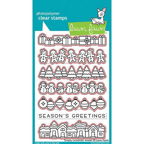 Lawn Fawn - Lawn Cuts - Simply Celebrate Winter-ScrapbookPal