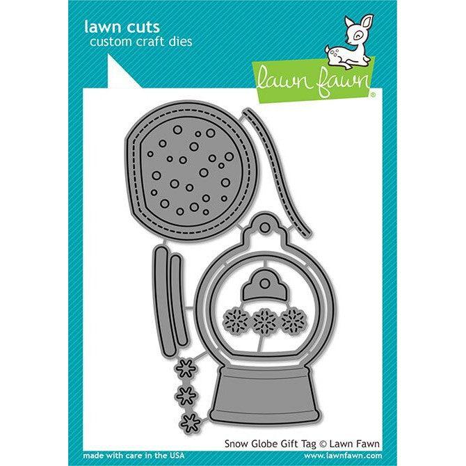 Lawn Fawn - Lawn Cuts - Snow Globe Gift Tag-ScrapbookPal