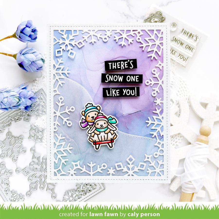 Lawn Fawn - Lawn Cuts - Snow One Like You-ScrapbookPal