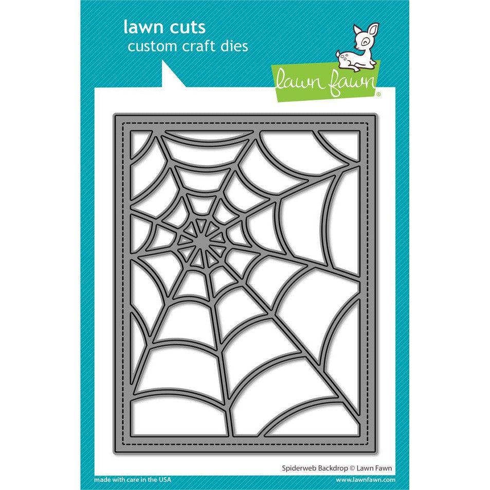 Lawn Fawn - Lawn Cuts - Spiderweb Backdrop-ScrapbookPal