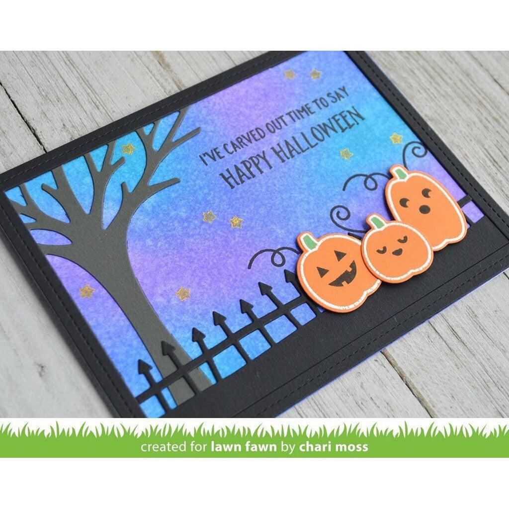 Lawn Fawn - Lawn Cuts - Spooky Fence Border-ScrapbookPal