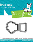 Lawn Fawn - Lawn Cuts - Spring Basket Add-On: Birthday-ScrapbookPal