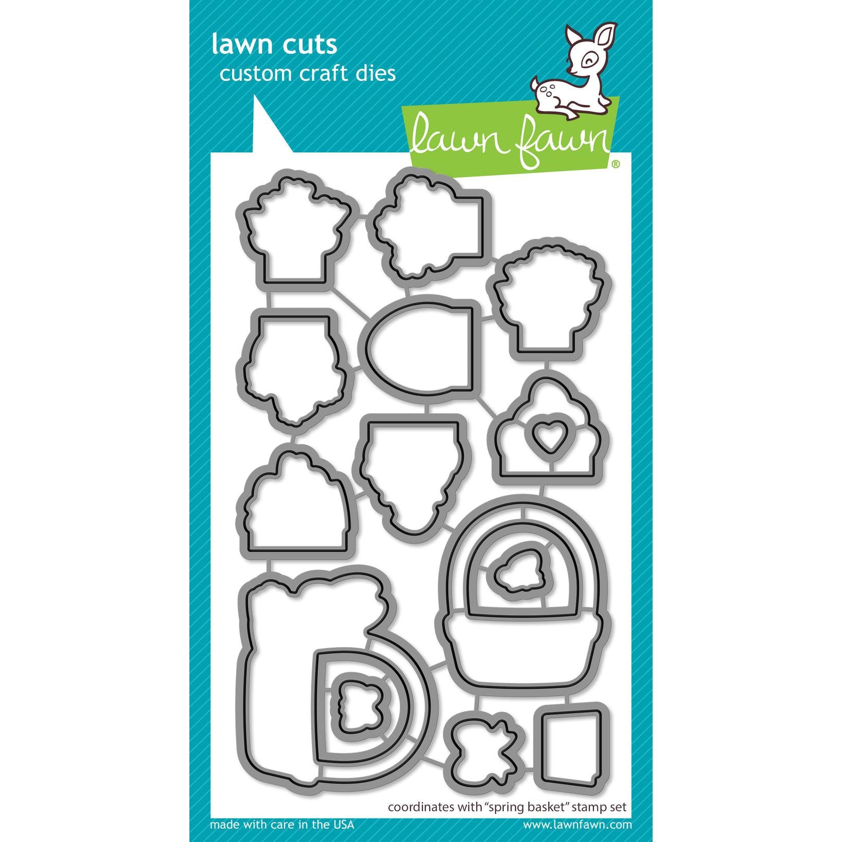 Lawn Fawn - Lawn Cuts - Spring Basket-ScrapbookPal