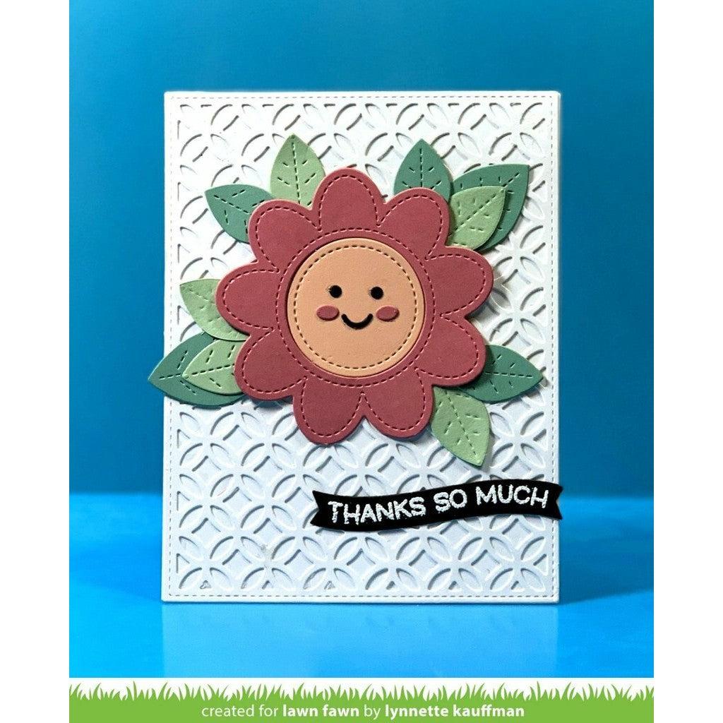 Lawn Fawn - Lawn Cuts - Stitched Flower Frame-ScrapbookPal