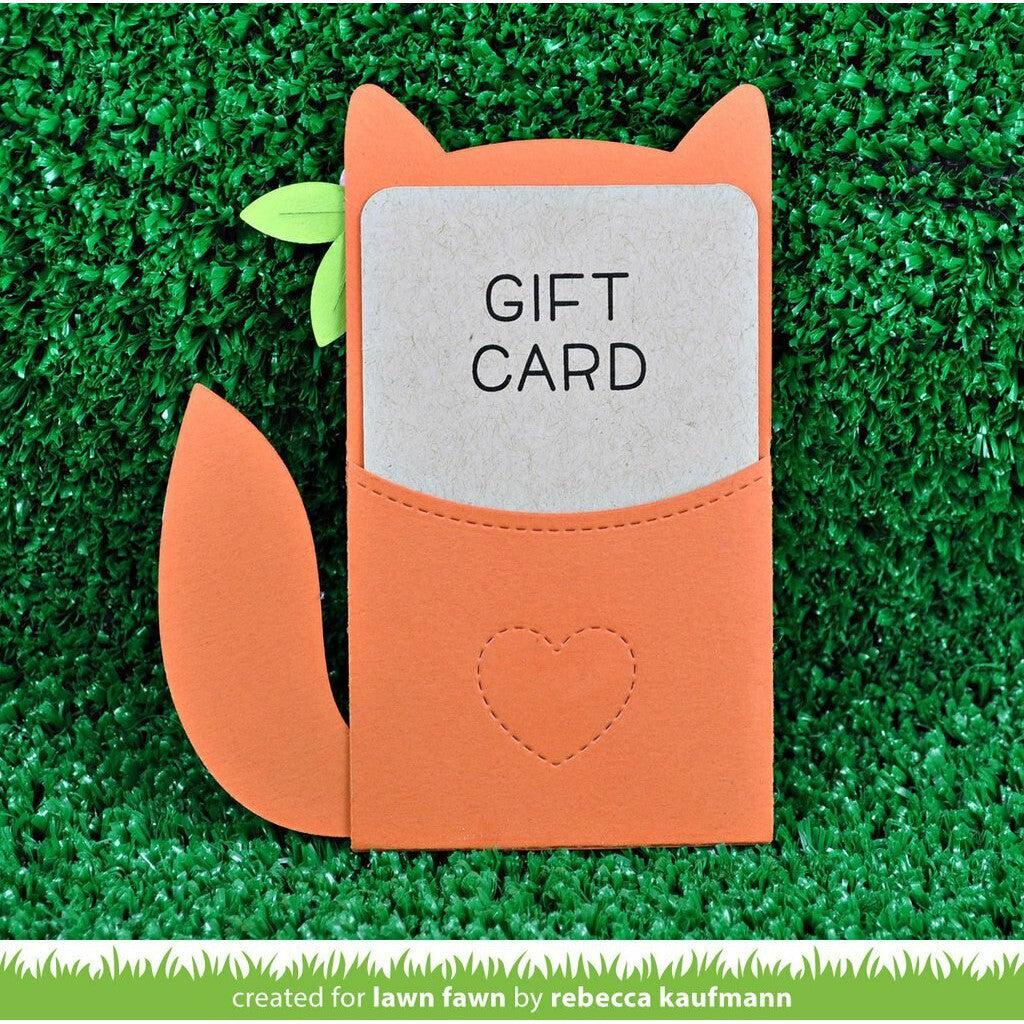 Lawn Fawn - Lawn Cuts - Stitched Gift Card Pocket-ScrapbookPal