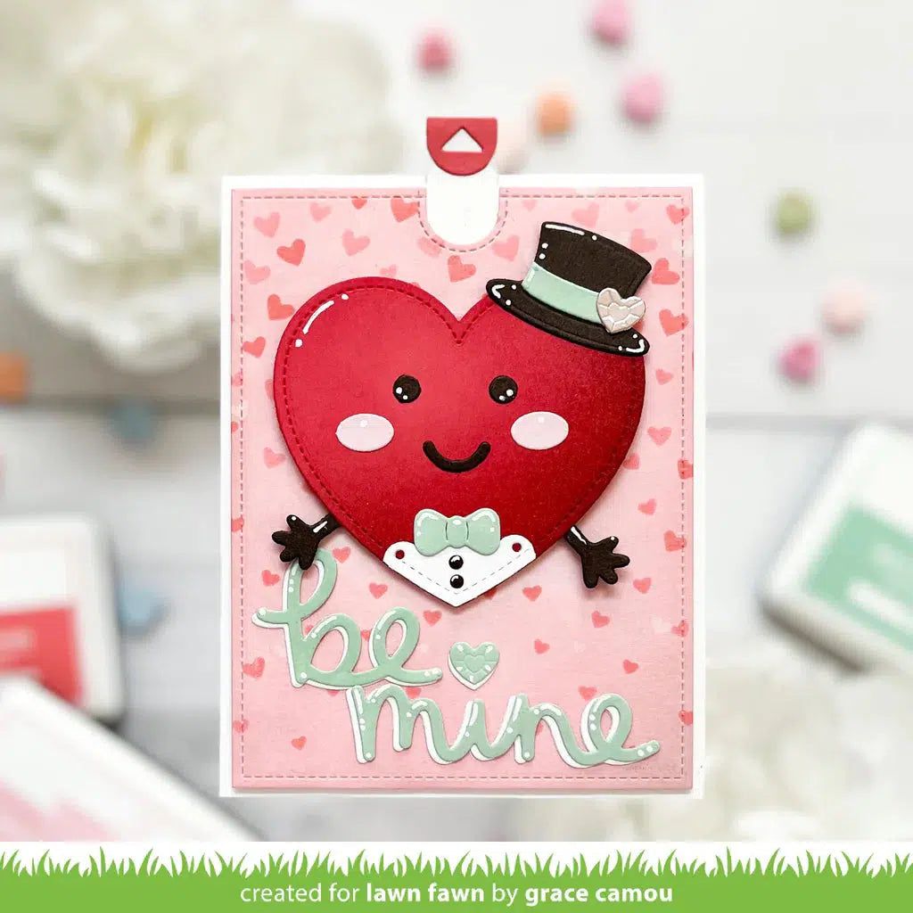 Lawn Fawn - Lawn Cuts - Stitched Happy Heart-ScrapbookPal