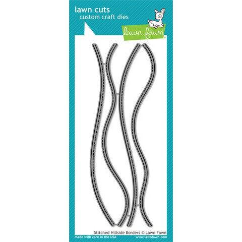 Lawn Fawn - Lawn Cuts - Stitched Hillside Borders-ScrapbookPal