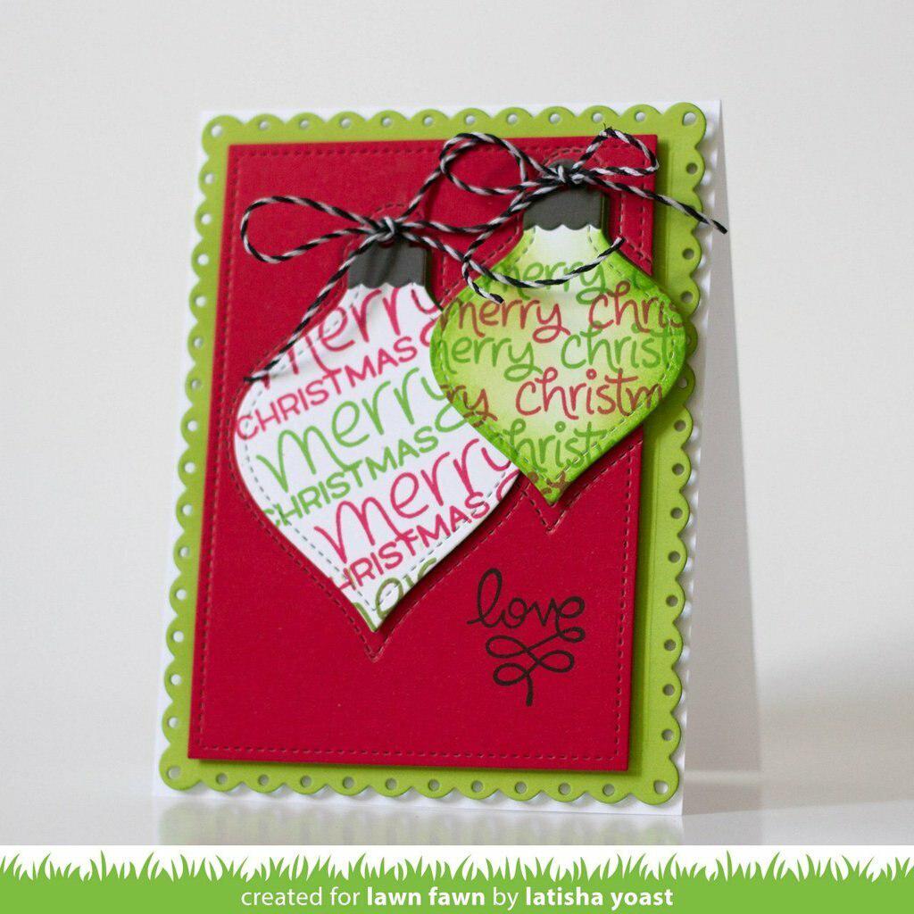 Lawn Fawn - Lawn Cuts - Stitched Ornaments-ScrapbookPal