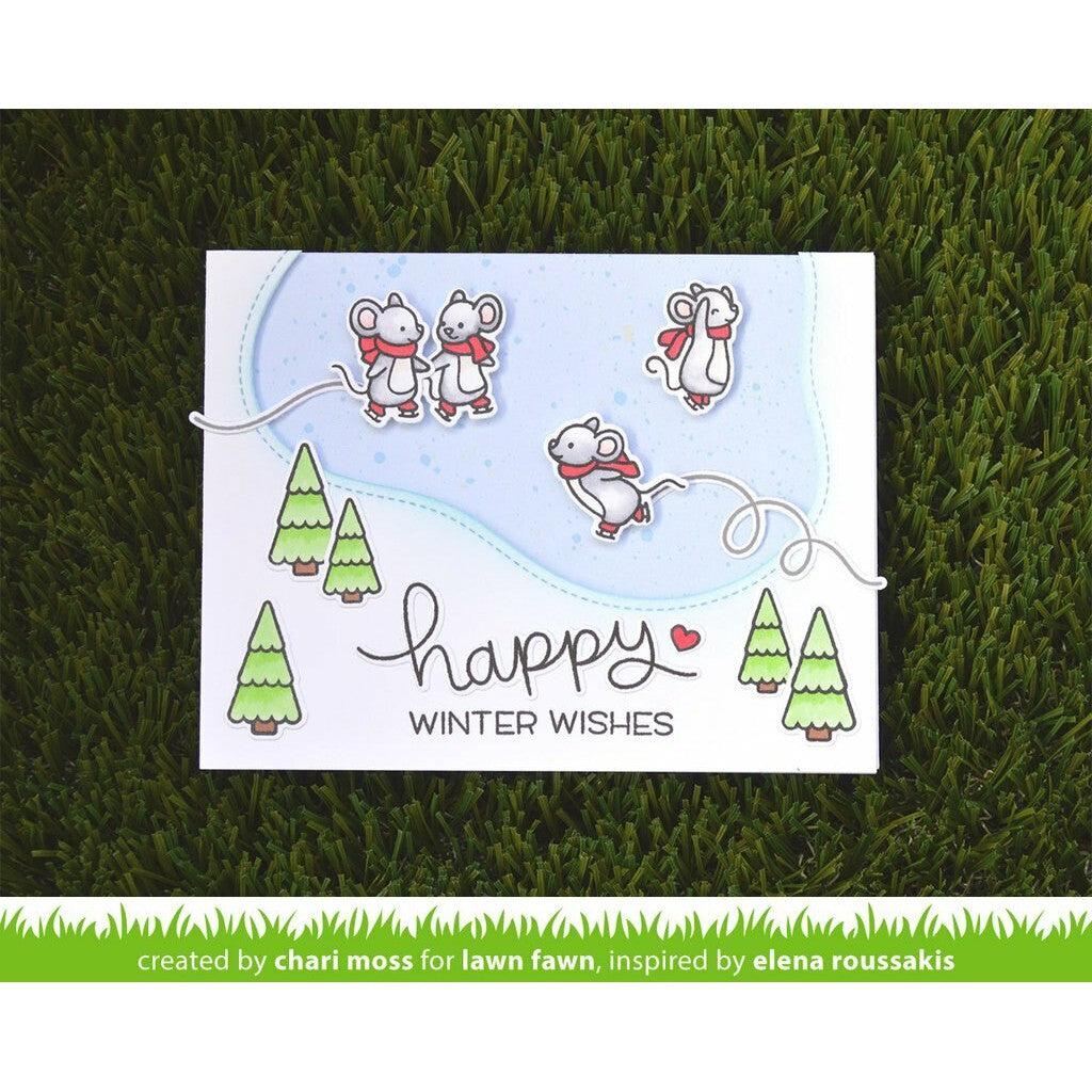 Lawn Fawn - Lawn Cuts - Stitched Pond-ScrapbookPal