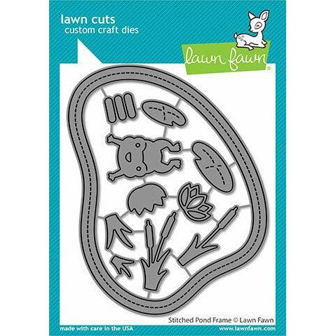 Lawn Fawn - Lawn Cuts - Stitched Pond Frame-ScrapbookPal