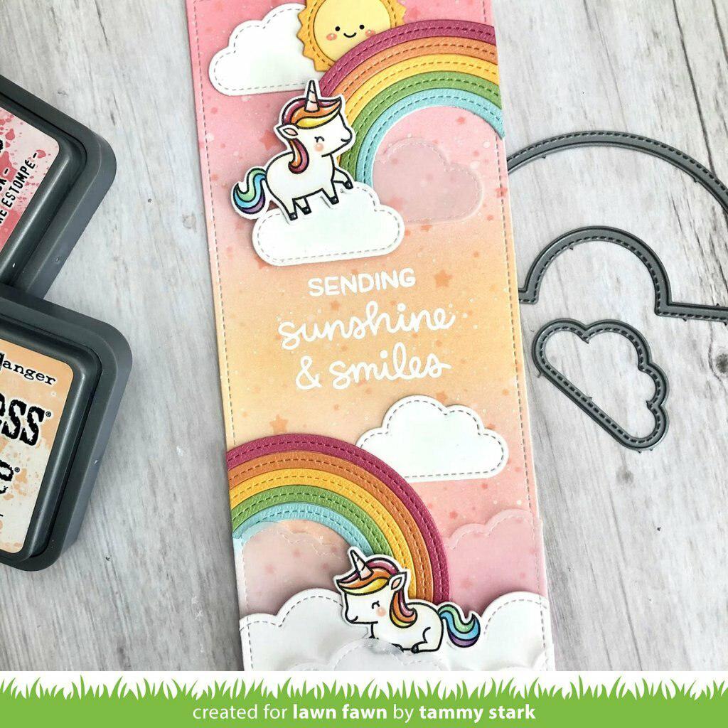 Lawn Fawn - Lawn Cuts - Stitched Rainbow-ScrapbookPal