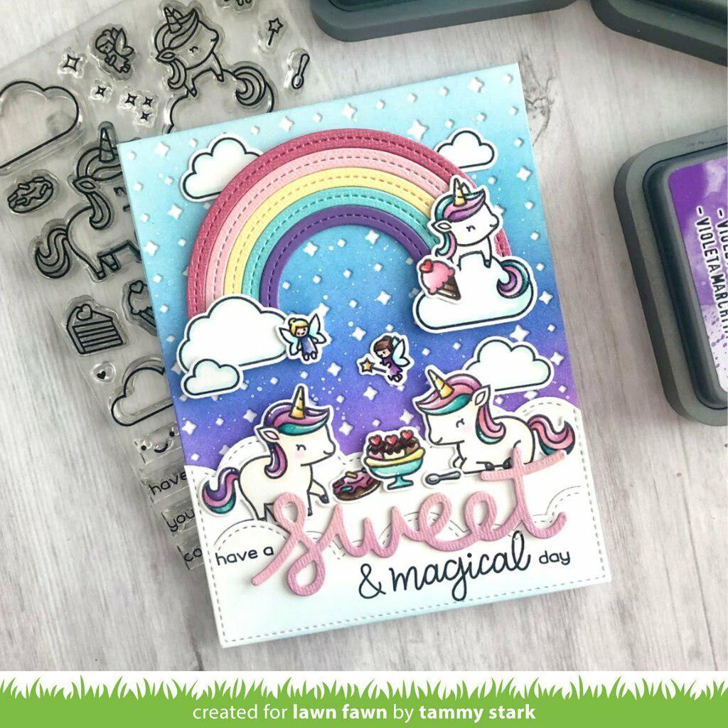 Lawn Fawn - Lawn Cuts - Stitched Rainbow-ScrapbookPal