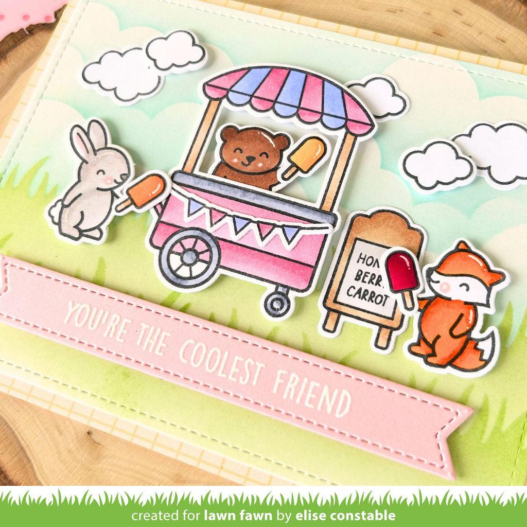 Lawn Fawn - Lawn Cuts - Stitched Sentiment Banners-ScrapbookPal