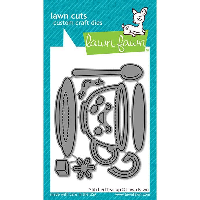 Lawn Fawn - Lawn Cuts - Stitched Teacup-ScrapbookPal