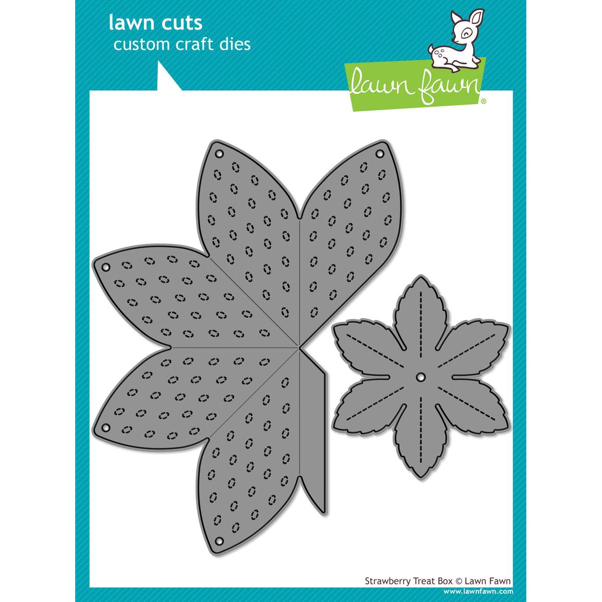 Lawn Fawn - Lawn Cuts - Strawberry Treat Box-ScrapbookPal