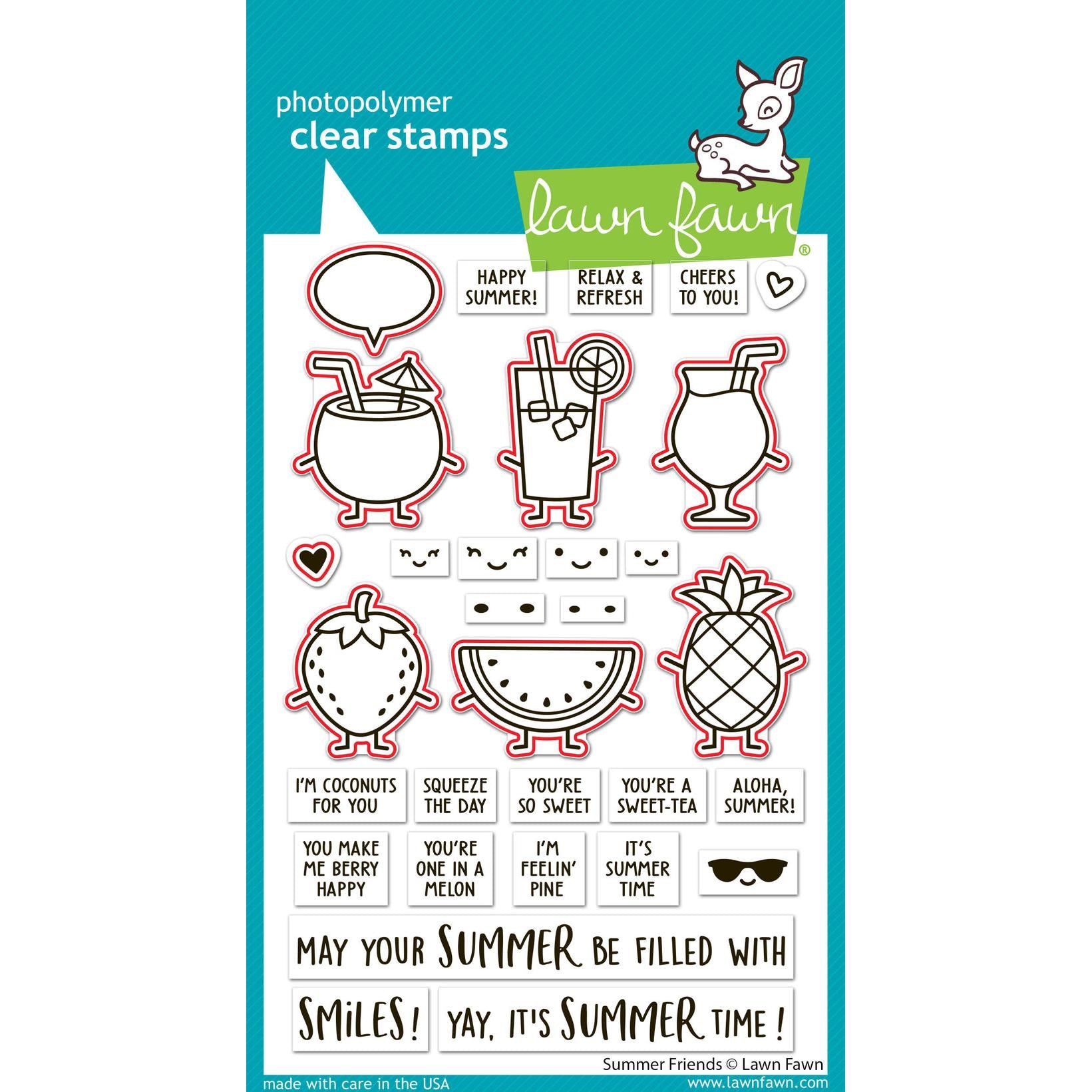 Lawn Fawn - Lawn Cuts - Summer Friends-ScrapbookPal