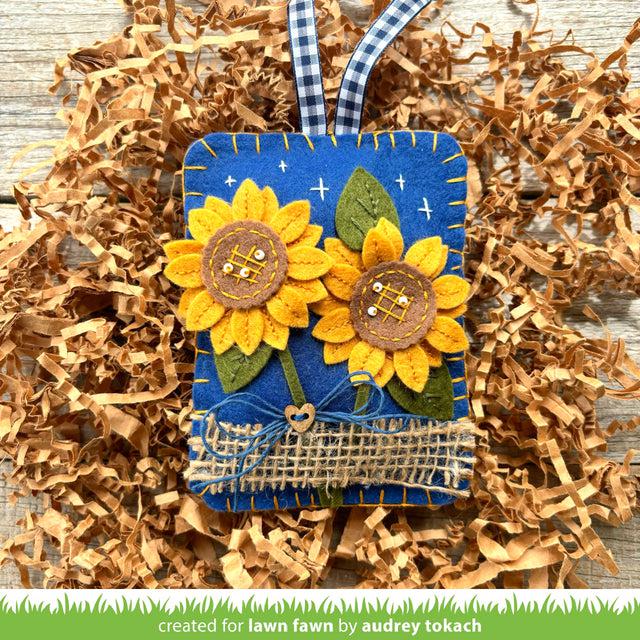 Lawn Fawn - Lawn Cuts - Sunny Sunflower-ScrapbookPal