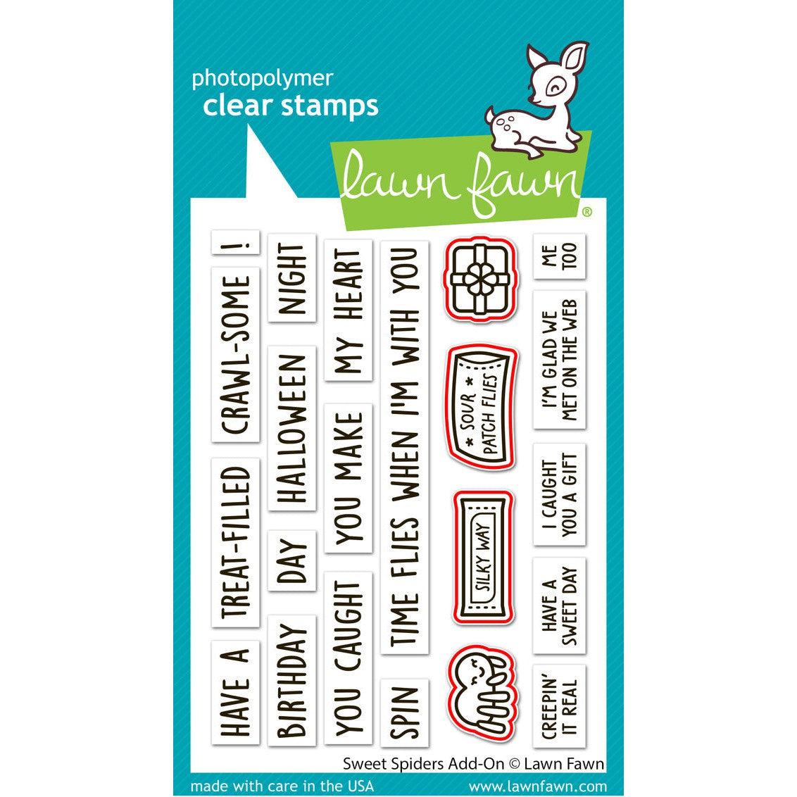 Lawn Fawn - Lawn Cuts - Sweet Spiders Add-On-ScrapbookPal