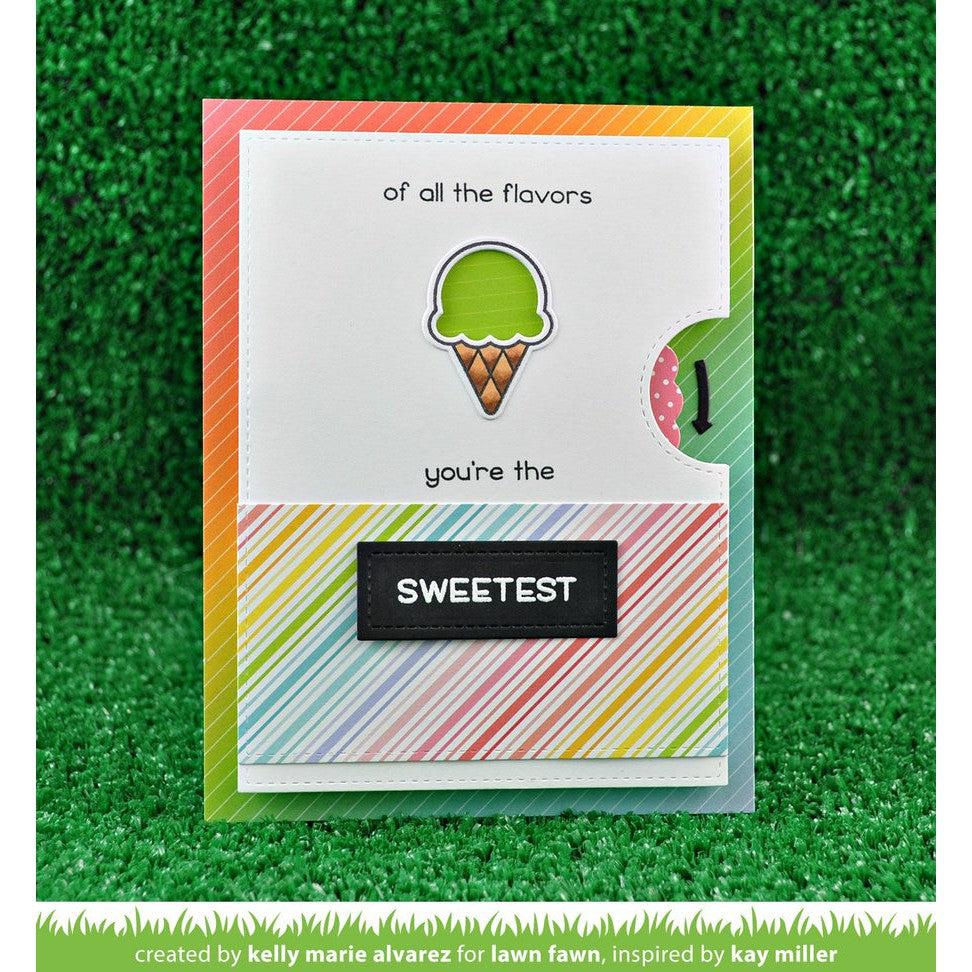 Lawn Fawn - Lawn Cuts - Sweetest Flavor-ScrapbookPal