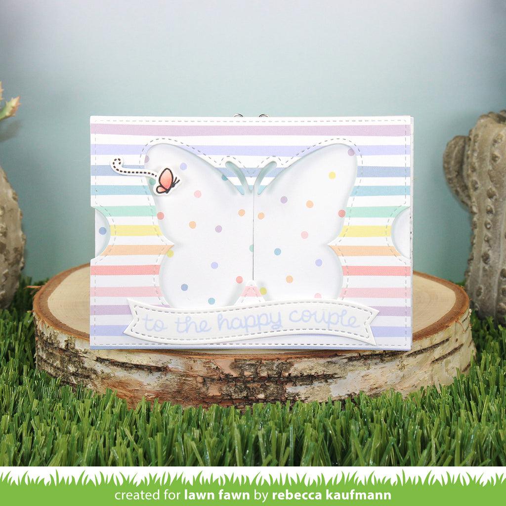 Lawn Fawn - Lawn Cuts - Ta-Da! Diorama! Butterfly Window Add-On-ScrapbookPal