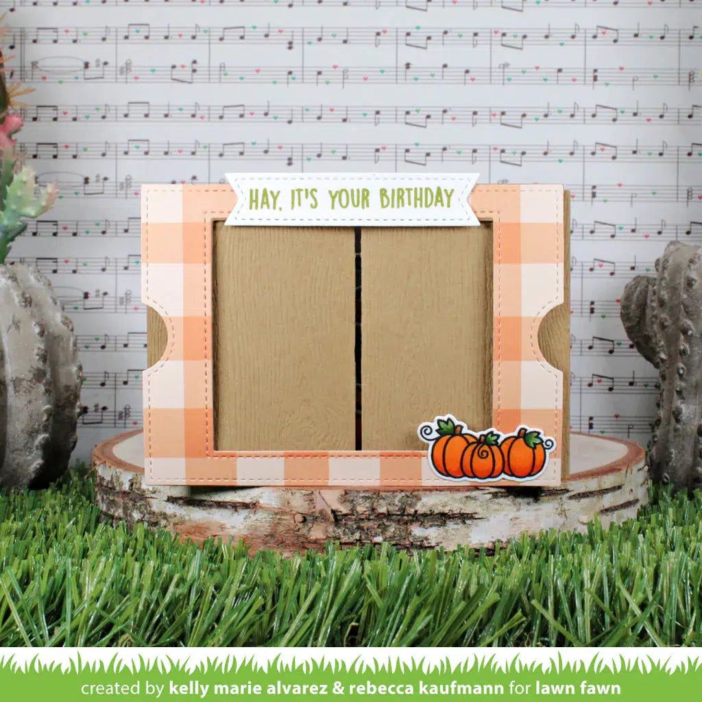 Lawn Fawn - Lawn Cuts - Ta-Da! Diorama! Hillside Inserts-ScrapbookPal