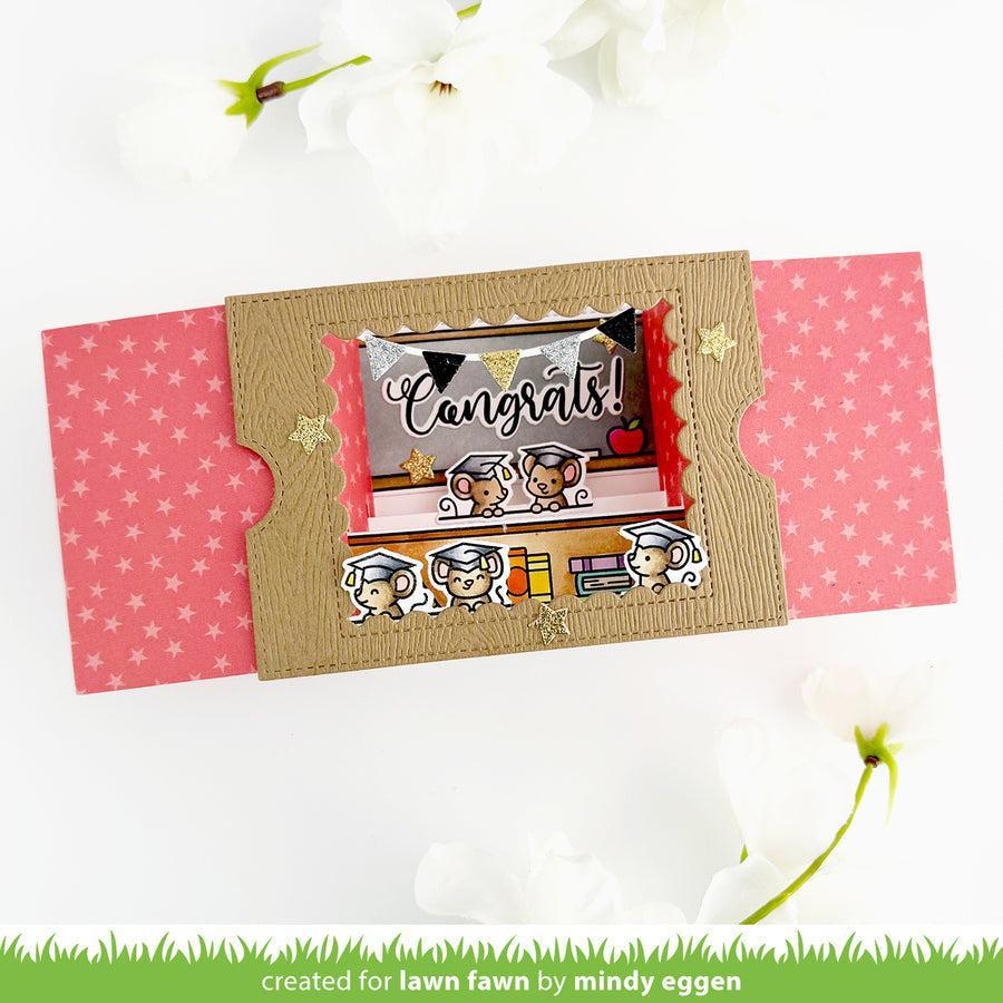 Lawn Fawn - Lawn Cuts - Ta-Da! Diorama! Scalloped Window Add-On-ScrapbookPal