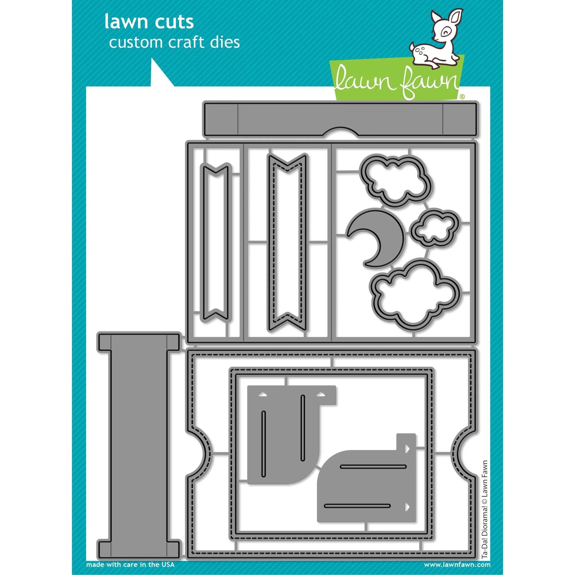 Lawn Fawn - Lawn Cuts - Ta-Da! Diorama!-ScrapbookPal