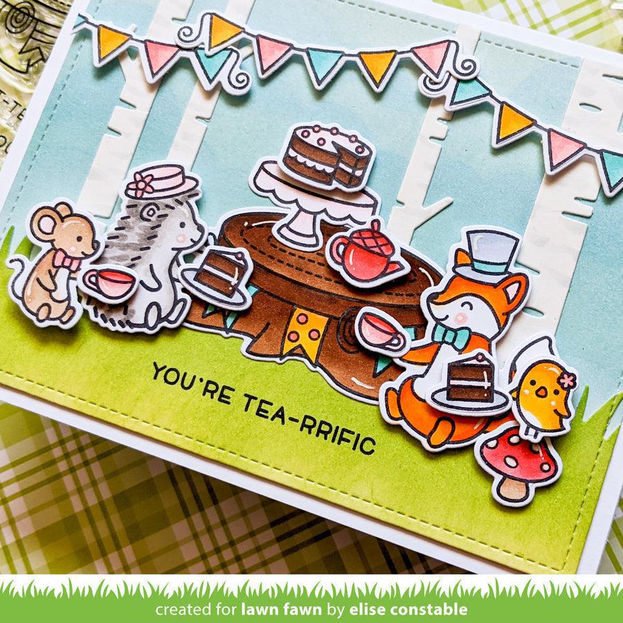 Lawn Fawn - Lawn Cuts - Tea-Rrific Day-ScrapbookPal