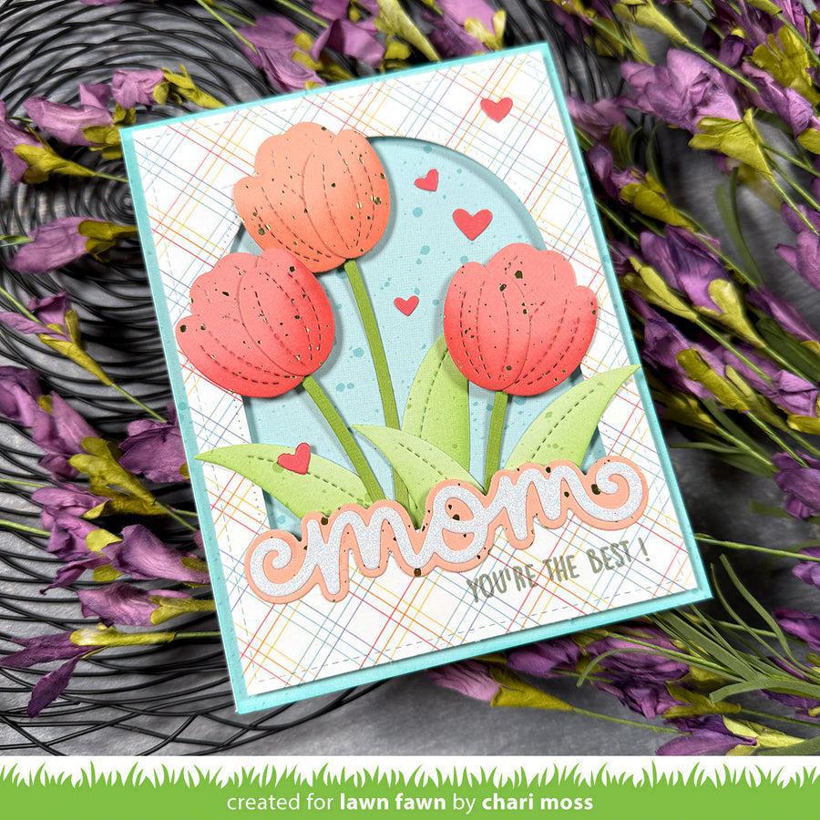 Lawn Fawn - Lawn Cuts - Terrific Tulips-ScrapbookPal