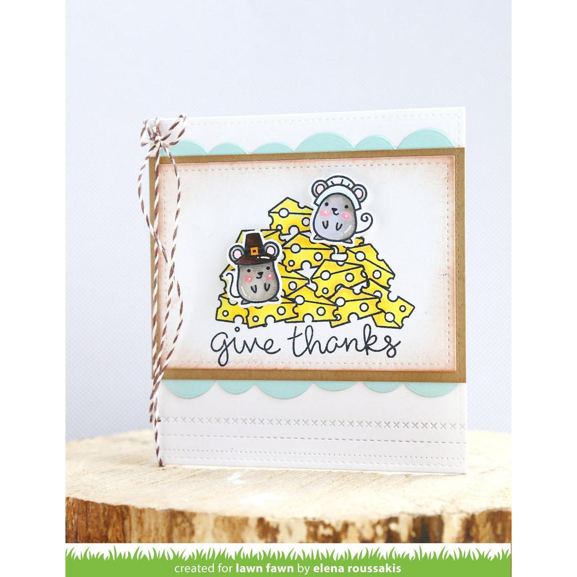 Lawn Fawn - Lawn Cuts - Thankful Mice-ScrapbookPal