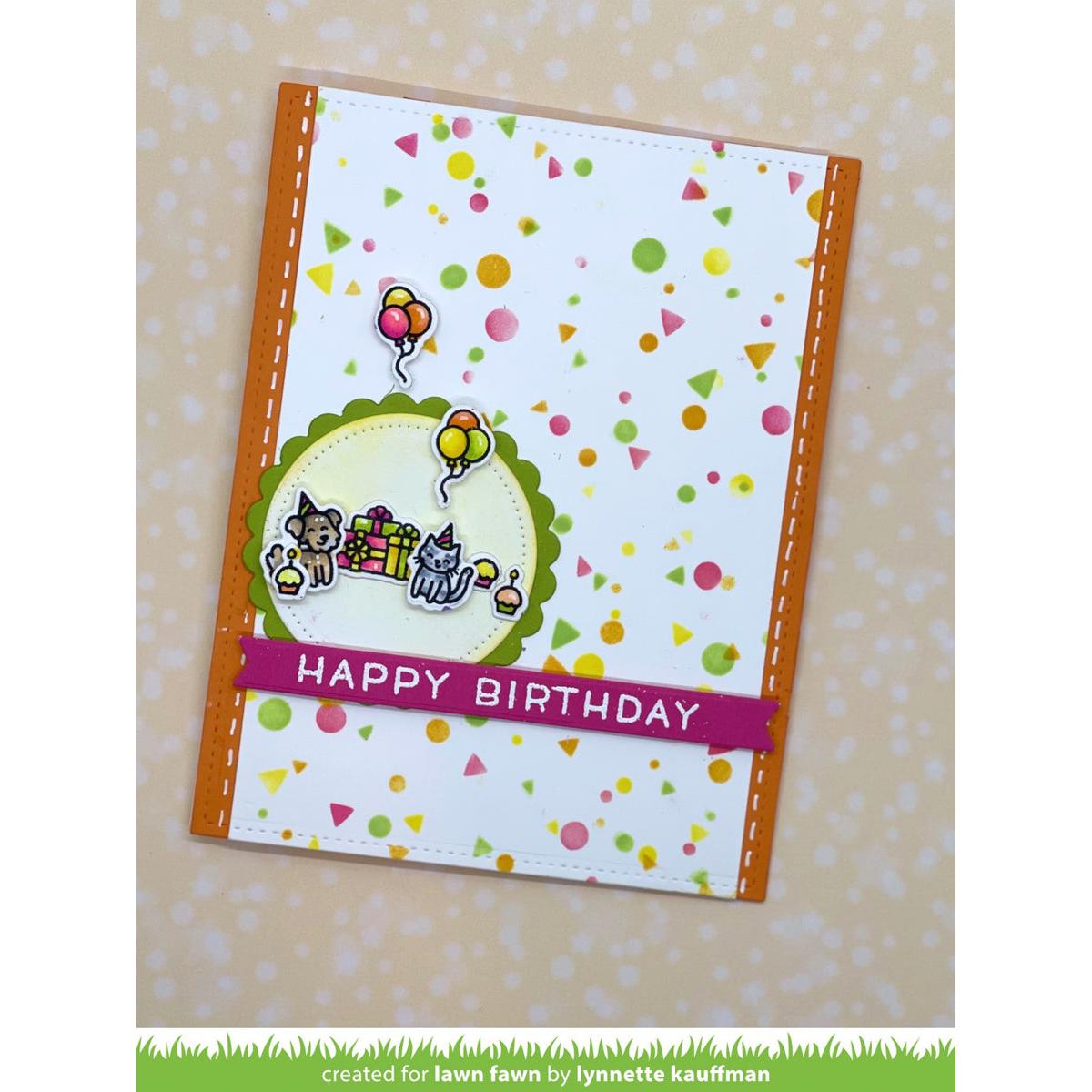 Lawn Fawn - Lawn Cuts - Tiny Birthday Friends-ScrapbookPal