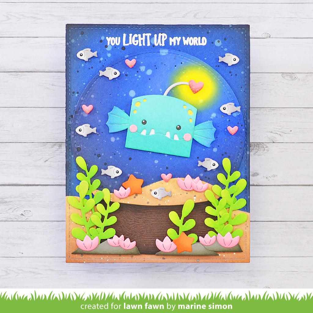 Lawn Fawn - Lawn Cuts - Tiny Gift Box Anglerfish Add-On-ScrapbookPal